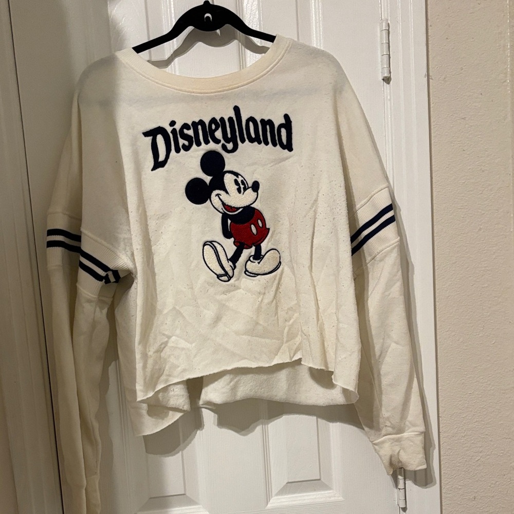 Disneyland Cropped Mickey Mouse Crewneck